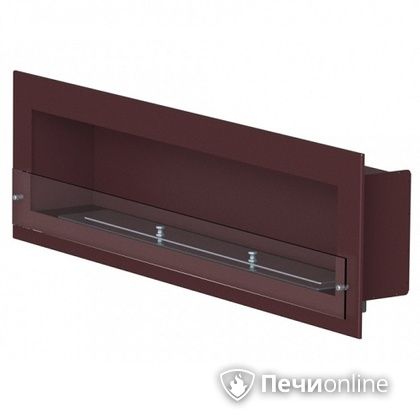 Биокамин ЭкоЛайф Window 800 Glass black burgundy в Липецке